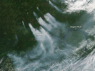Arctic fires in Russia
