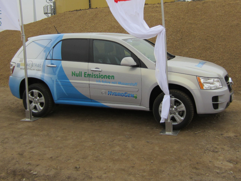 Hydrogen fuel cell car