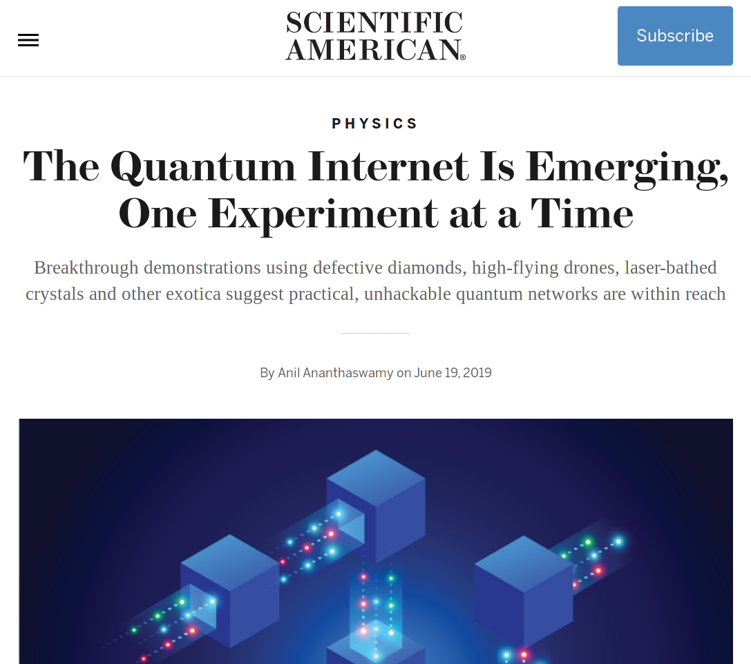 Quantum Internet